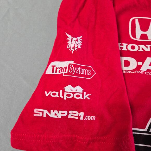 Autograph Sz 2XL Graham Rahal #15 F1 RLL Racing T-Shirt - Picture 4 of 9